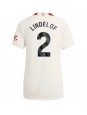 Billige Manchester United Victor Lindelof #2 Tredjedrakt Dame 2023-24 Kortermet